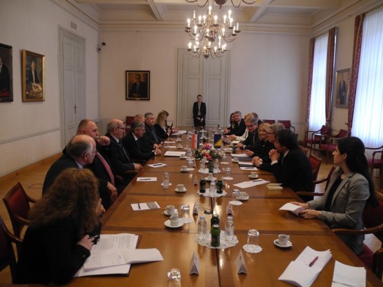 Руководство Представничког дома Парламентарне скупштине БиХ разговарало са предсједником Хрватског сабора